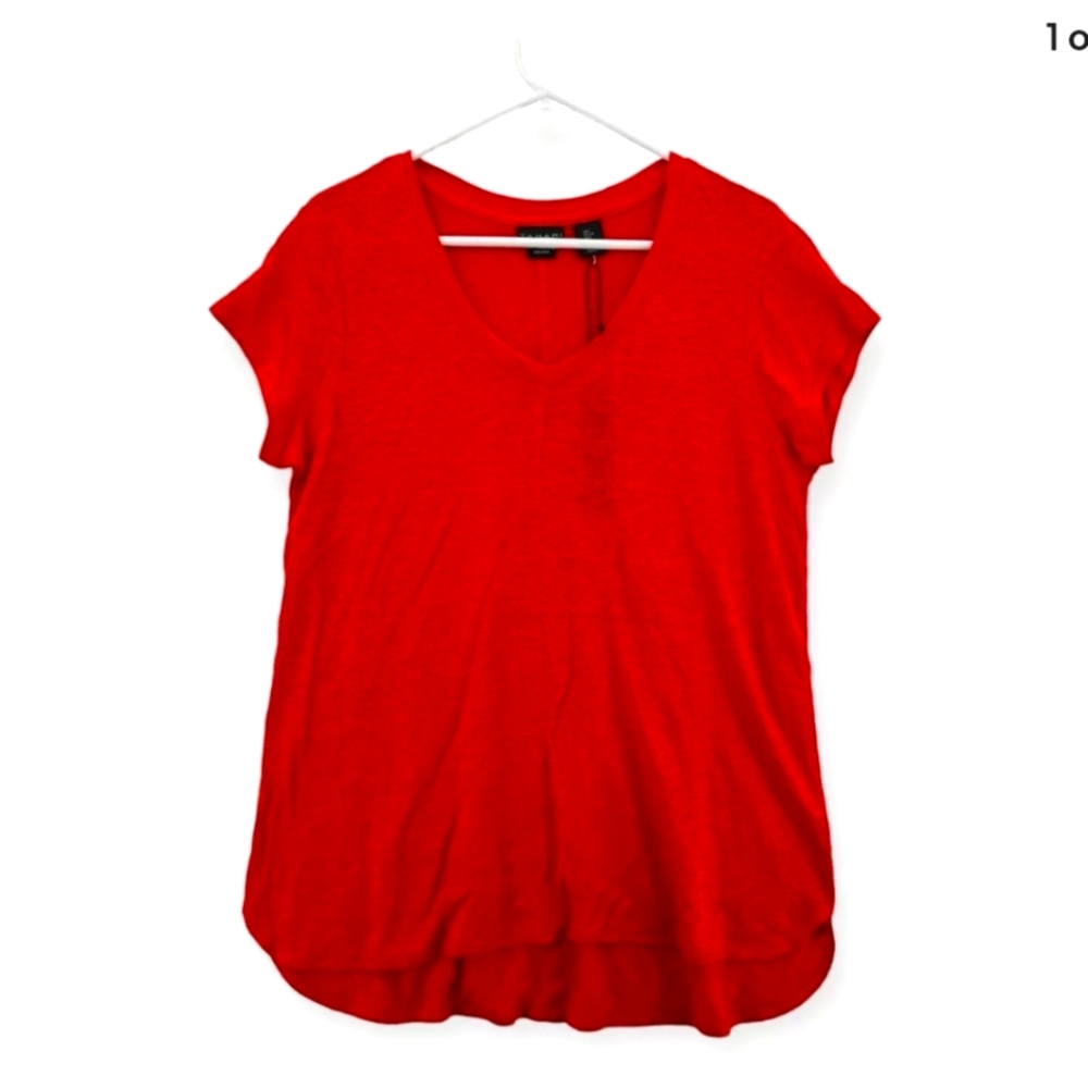 Tahari Luxe Linen Tshirt